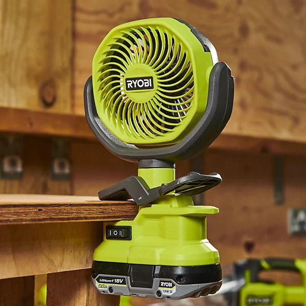 RYOBI Fan Suspaudimo - 624 g, Portable, Model 5133005400