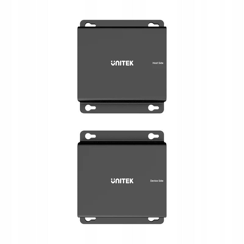 Unitek Przedłużacz USB-C na 4× USB-A przez Ethernet  zasięg do 150 m 480Mbps