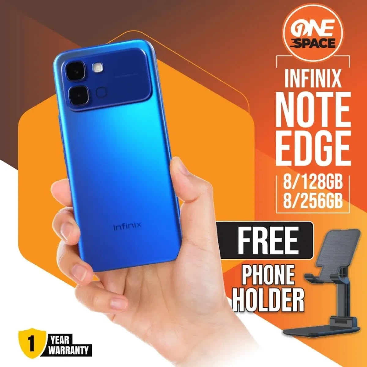 Infinix Smartphone Note Edge 29209,256 GB, 8 GB RAM, Lunar Titanium