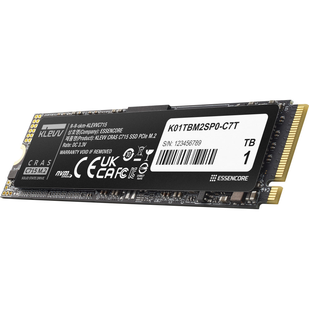 Klevv 1 TB KLEVV C715 - M.2 2280 - PCIe Gen3 NVMe (K01TBM2SP0-C7T)