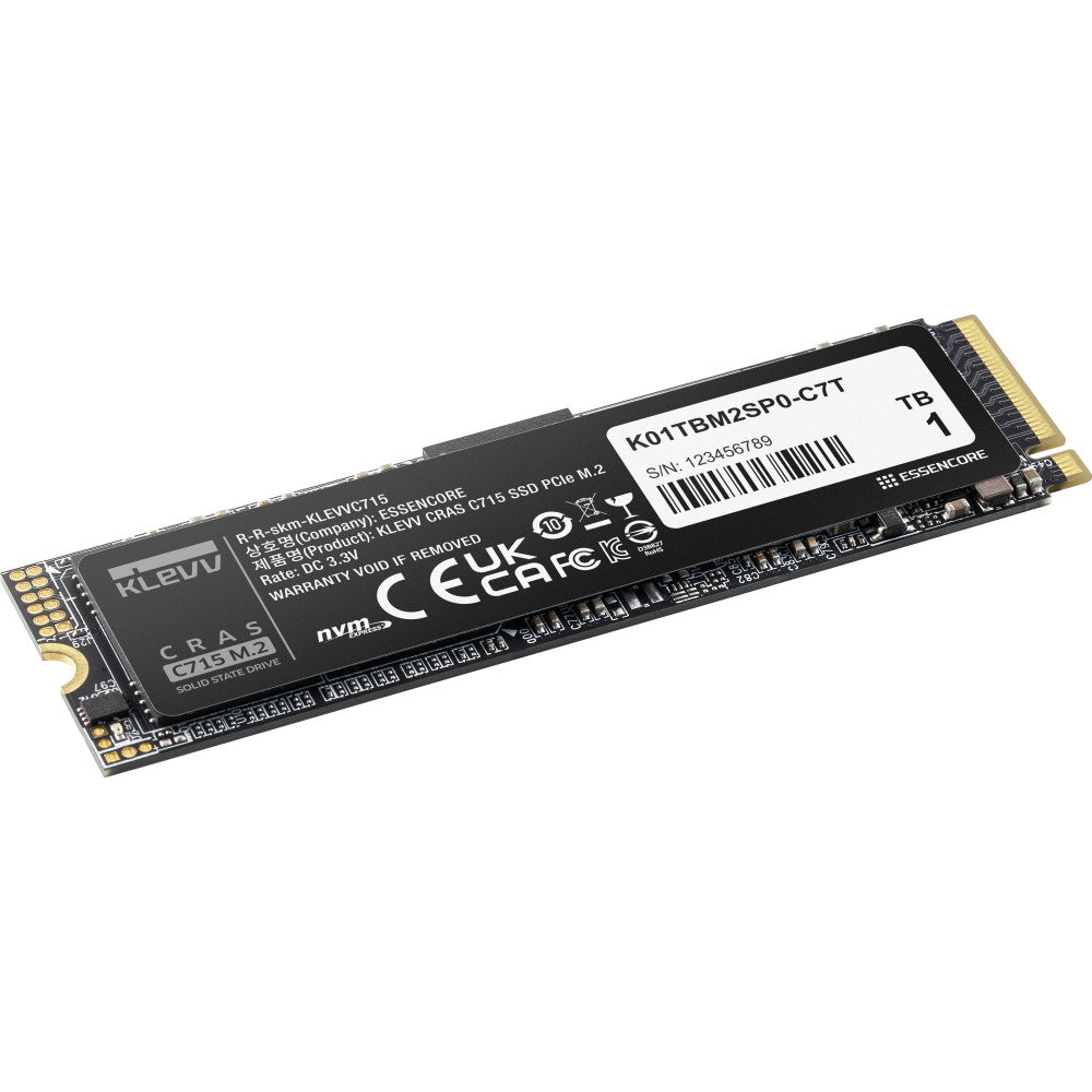 Klevv 1 TB KLEVV C715 - M.2 2280 - PCIe Gen3 NVMe (K01TBM2SP0-C7T)
