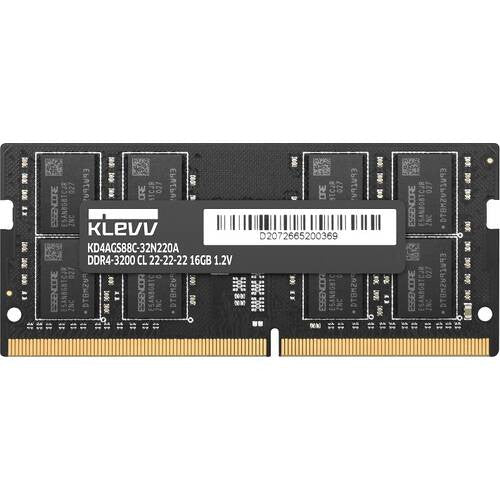 Klevv 16 GB DDR4 RAM SO-DIMM PC3200 KLEVV Cl22 - 16 GB - DDR4 (KD4AGSA80-32N220A) DDR4-RAM