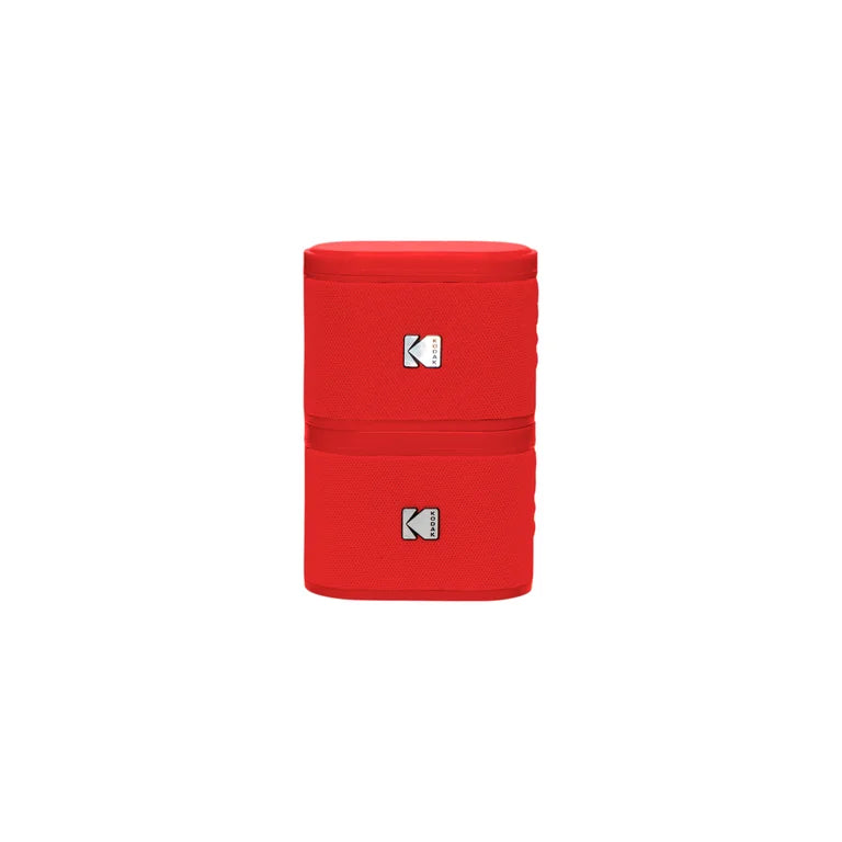 Kodak SoundBrix Wireless Stack Speaker Reverb Red 2PCS