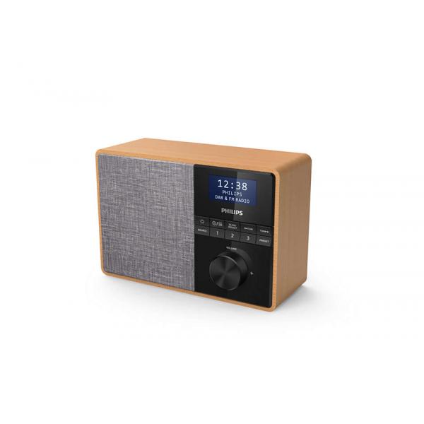 Philips TAR5505 Portable DAB Radio - 5 Watts - Light Wood (TAR5505/10)
