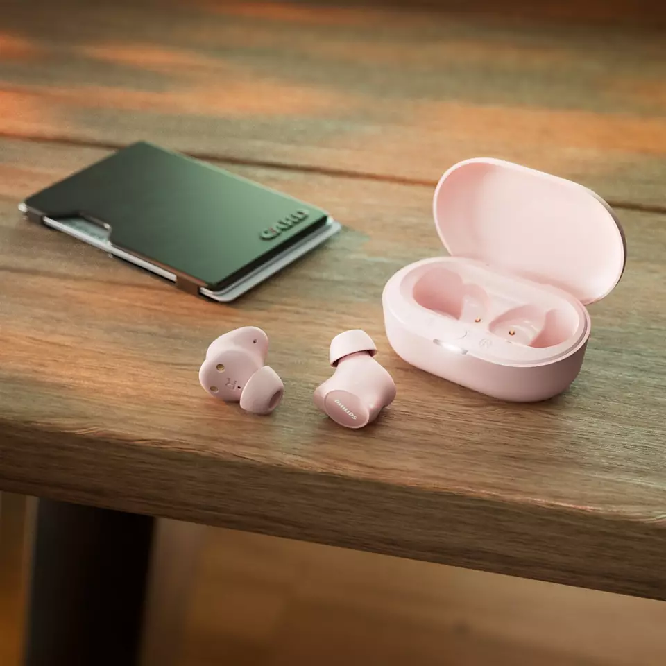 Philips TAT1209PK True Wireless In-Ear Headphones, Pink, 20 kHz (TAT1209PK/00)