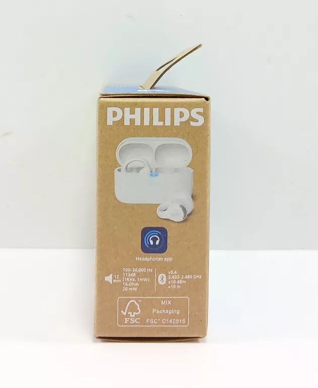 Philips TAQ2000WT/00 Open-Ear Bluetooth Headphones, True Wireless