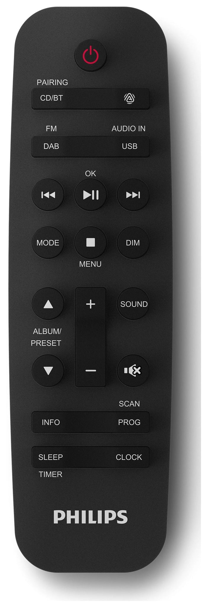 Philips TAM4505M2 - 2-Channel Home Audio Micro System 80W Bluetooth DAB, DAB+, FM (TAM4505M2/12)