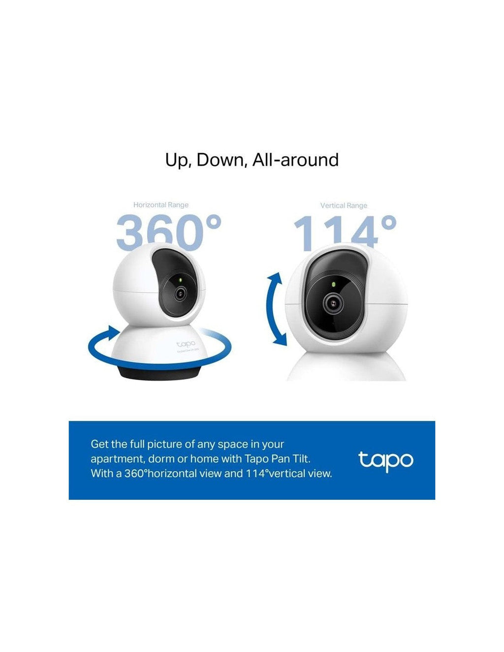 TP-Link Tapo C220 Indoor Wi-Fi Security Camera 2560x1440 360° Night Vision
