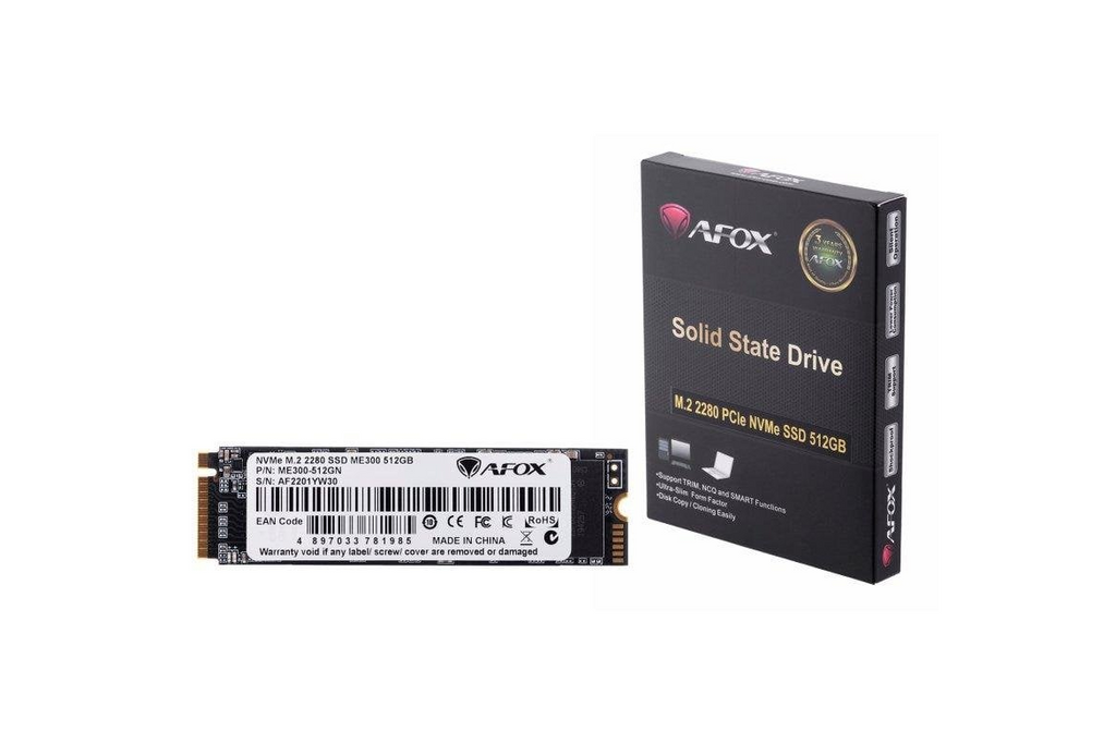 AFOX ME300 256GB M.2 2280 PCI-E x4 Gen4 NVMe SSD, ME300-256GN
