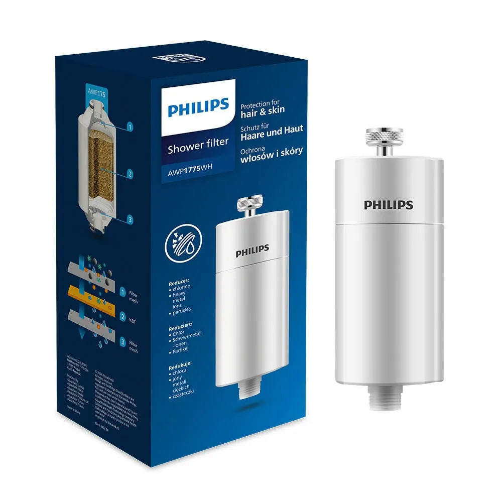 Philips Shower Filter AWP1775 Water Filter White
