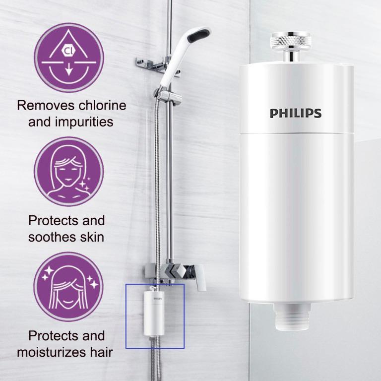Philips Shower Filter AWP1775 Water Filter White