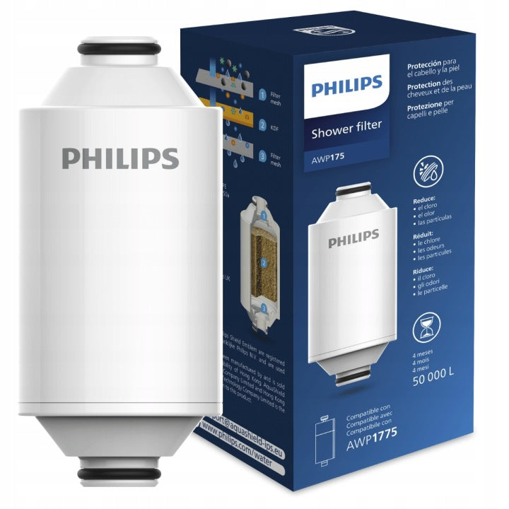 Philips AWP175 Water Filter Cartridge for Shower Filter AWP1775