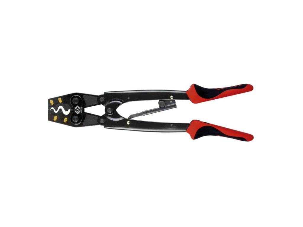 C.K. T3676A Crimping Pliers Uninsulated Cable Connectors 6 to 25 mm²