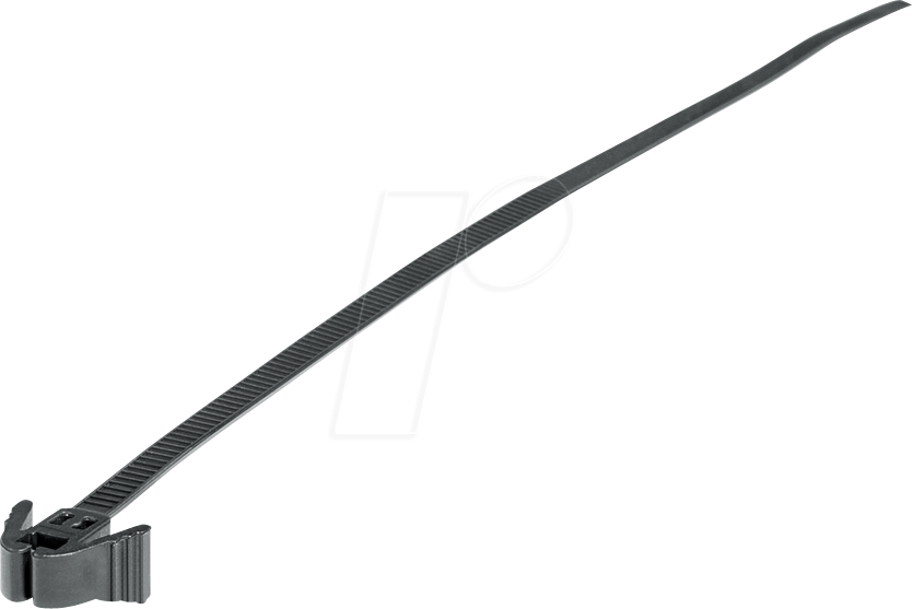 Hellermann Tyton REZ300 Cable Ties, Releasable Cable Ties, Polyamide, Red, 100 Pieces (115-00043)