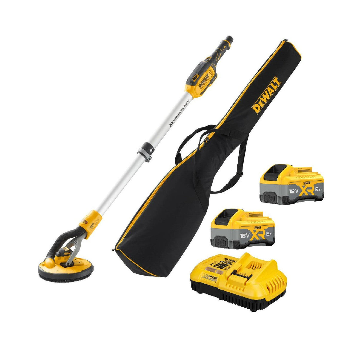 DeWalt 18V Gypsum Grinder DCE800XW2 2x8.0Ah | Model DCE800XW2-QW