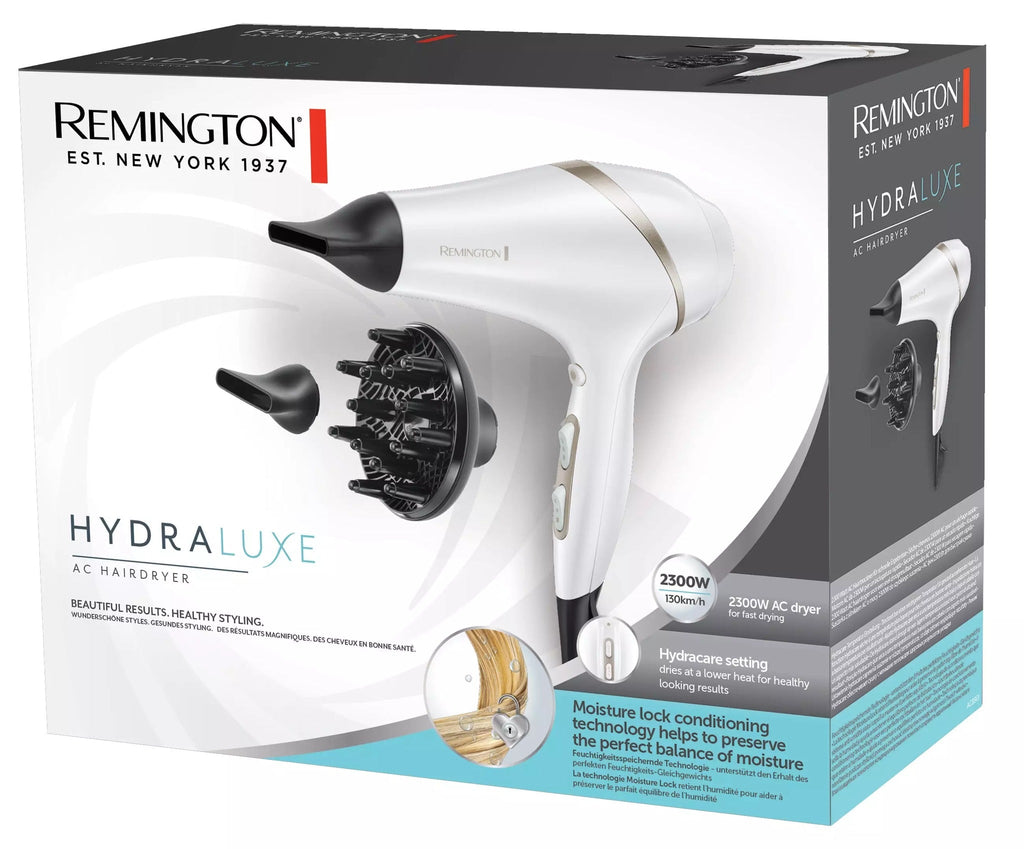 Remington AC 8901 Hair Dryer - 2300 W - Black and White - 45705 560 100