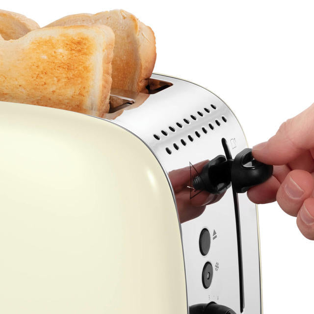 Russell Hobbs 2-Slice Toaster Extra-Wide Slots Black