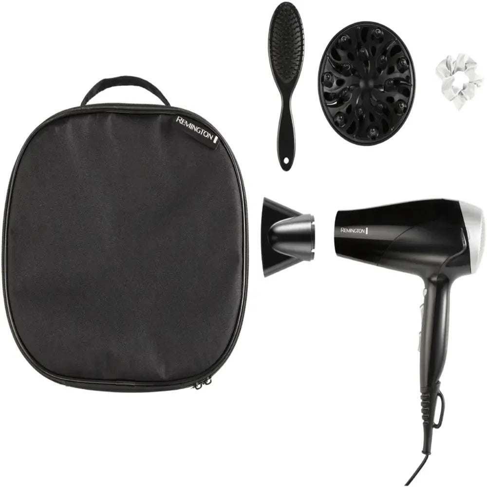 2200W Hair Dryer with Silk Scrunchie, Hairbrush, and Storage Bag 2200-Watt-Haartrockner
