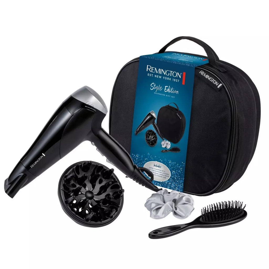 2200W Hair Dryer with Silk Scrunchie, Hairbrush, and Storage Bag 2200-Watt-Haartrockner