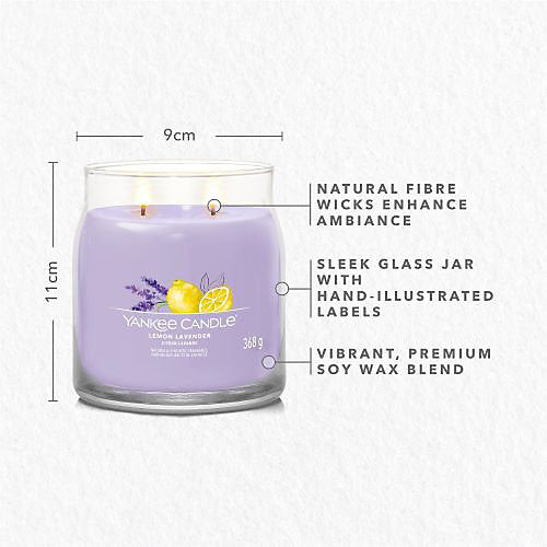 YANKEE Candle Medium LEMON LAVENDER 870 g | Model 2235597