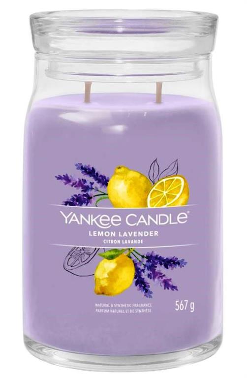 YANKEE Candle Large LEMON LAVENDER 1200 g | Model: 2235526