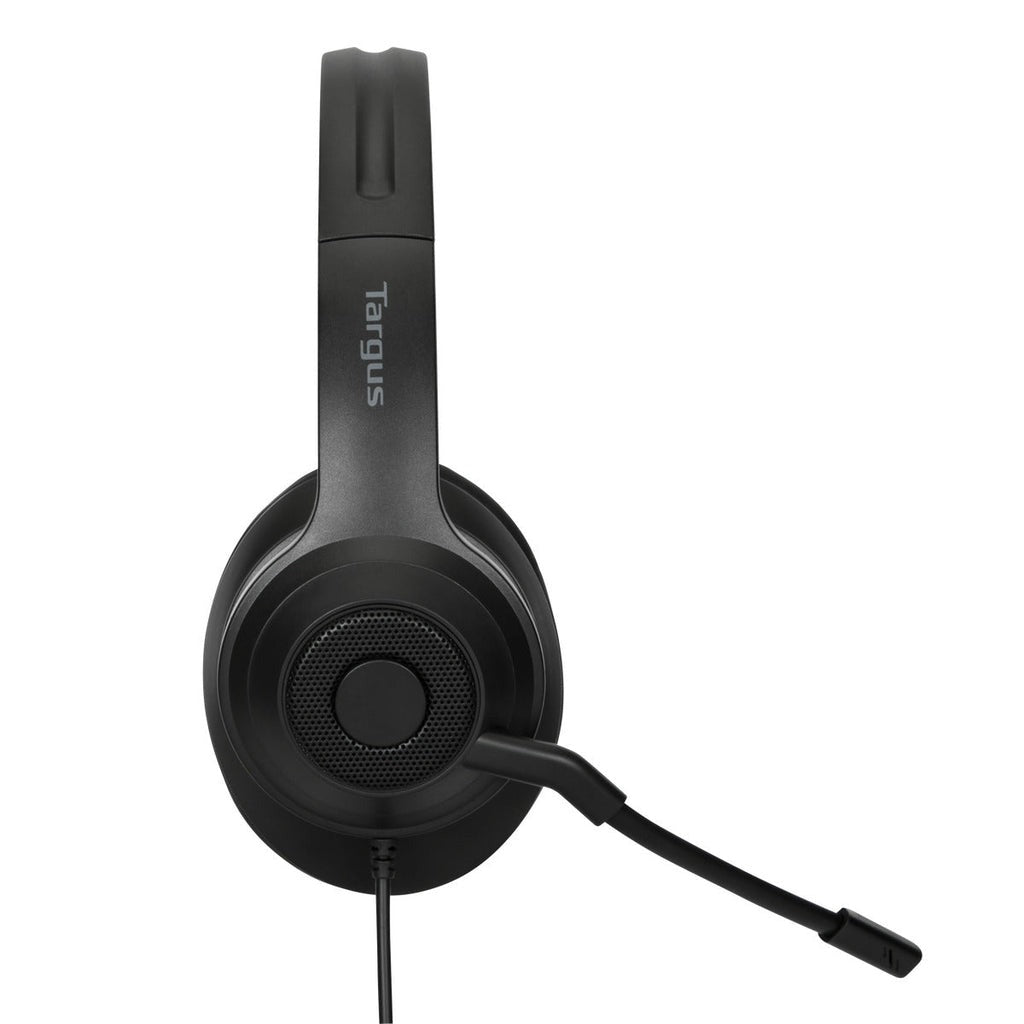 Targus AEH102GL Wired On-Ear Headset, Noise Isolating, Black (AEH102GL)