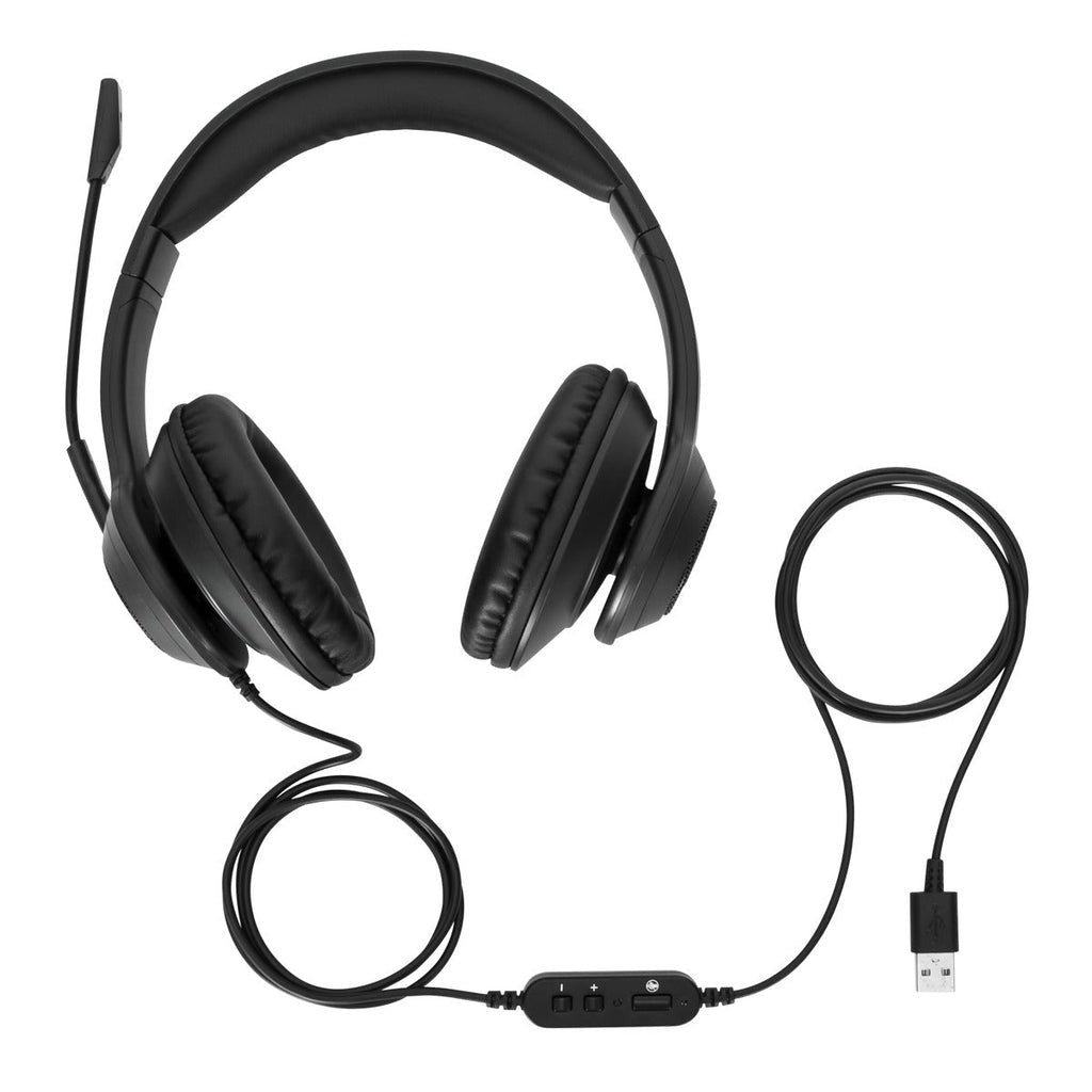 Targus AEH102GL Wired On-Ear Headset, Noise Isolating, Black (AEH102GL)