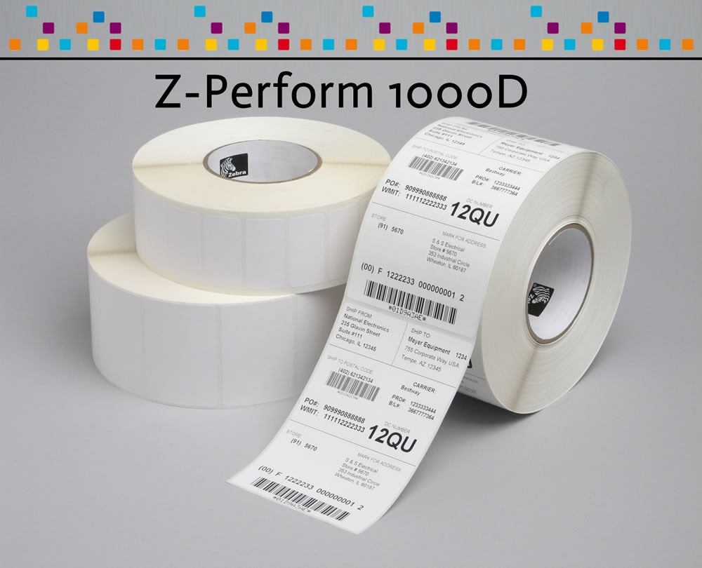 Zebra Z-Perform 1000D 60 Receipt Roll 101.6 mm x 30 m for RW 420