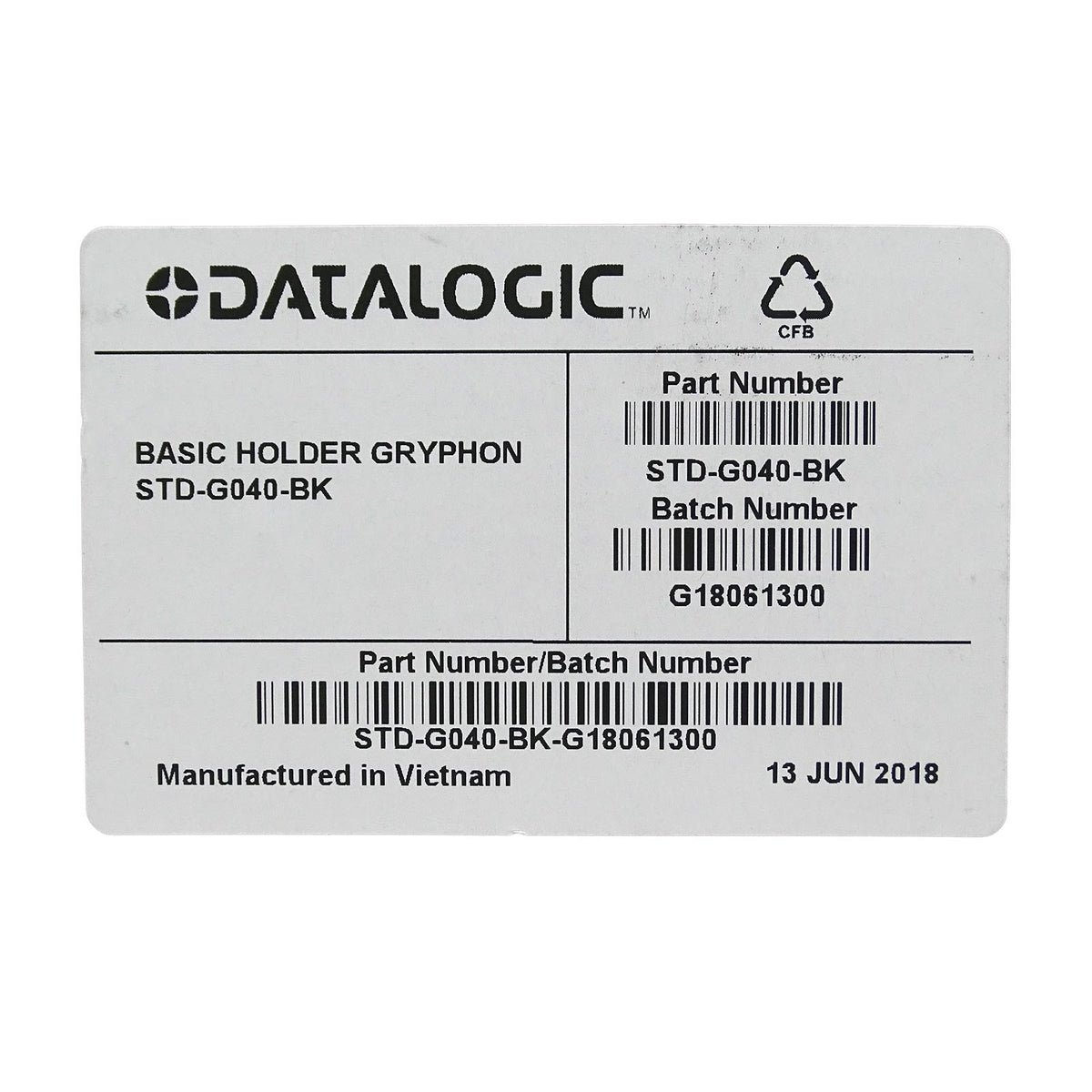 Datalogic Basic Stand - Barcode Scanner Stand - Dark Grey (STD-G040-BK)