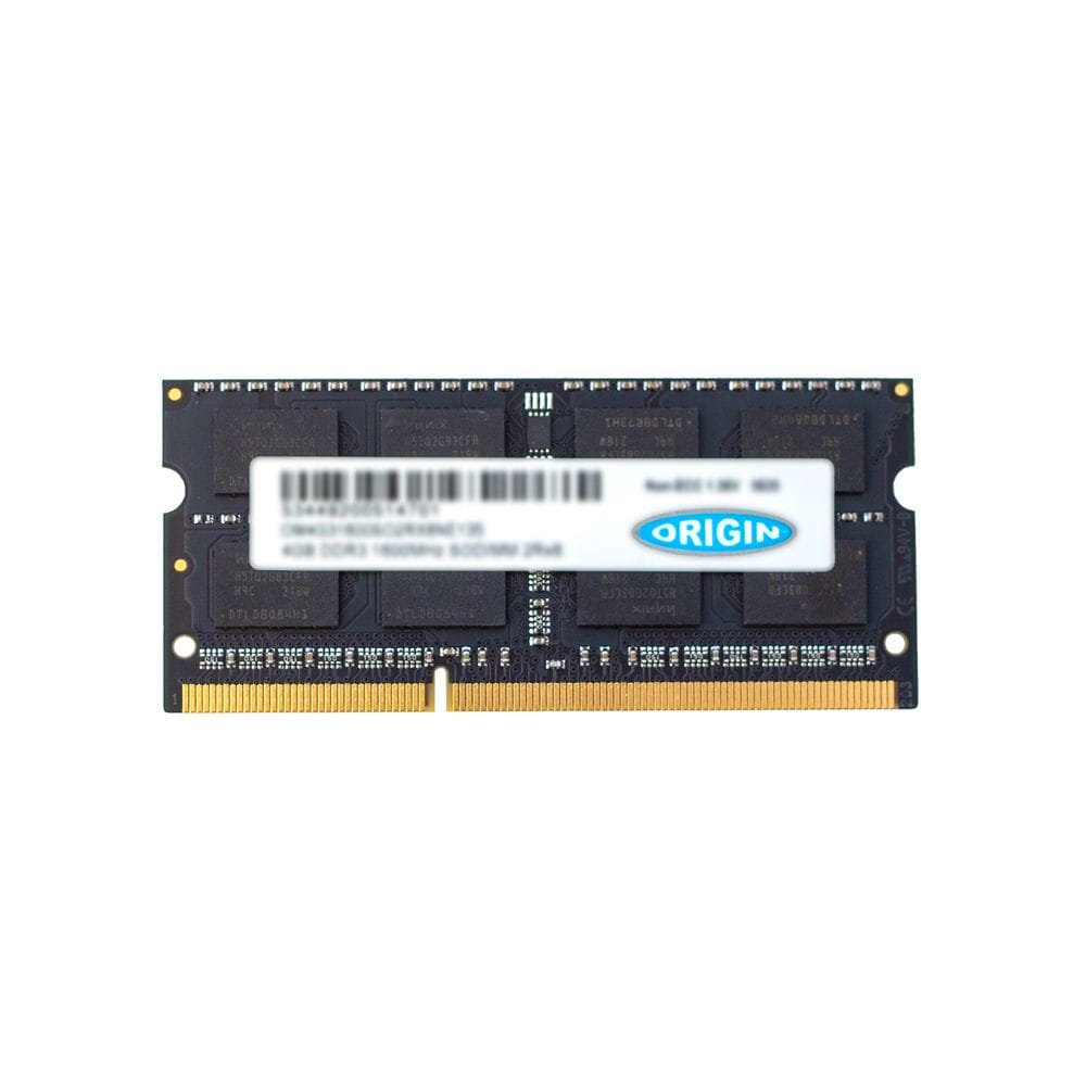 Origin Storage 8GB DDR3L-1600 SODIMM 2R×8 Non-ECC OM8G31600SO2RX8NE135 2RX8 03T7118 H6Y77AA H6Y77UT