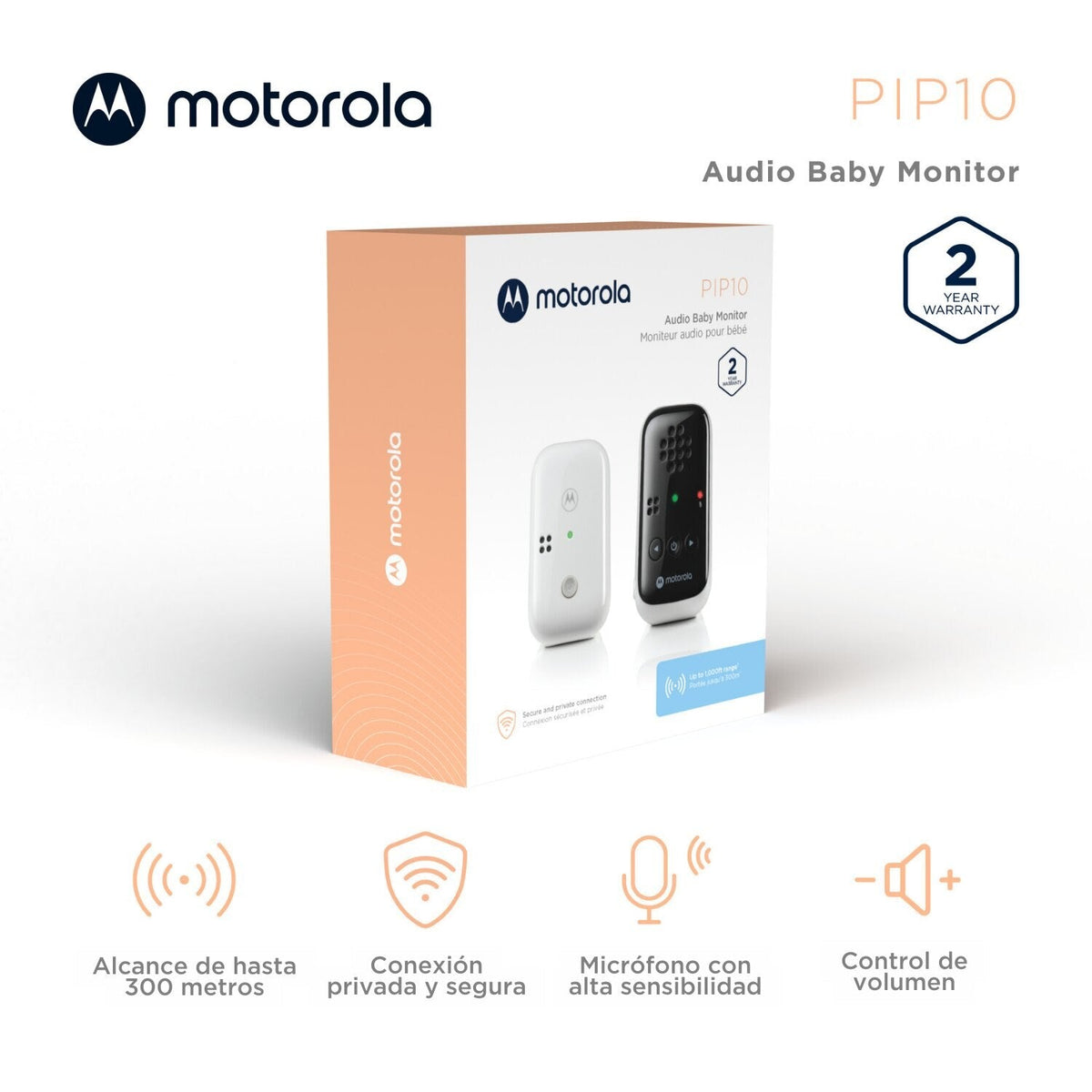 Motorola Audio Babyphone DECT 1880 - 1900 MHz 505537471237