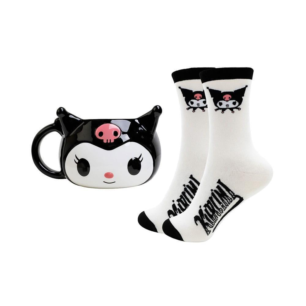BLUE SKY Sanrio Mug with Socks Kuromi 3D (KR705260)