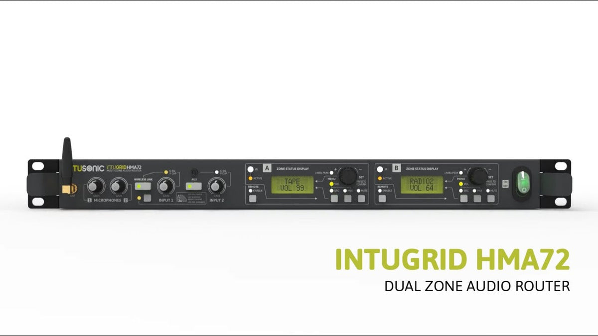 INTUSONIC HMA72 2-Zone Audio Router (12604187)
