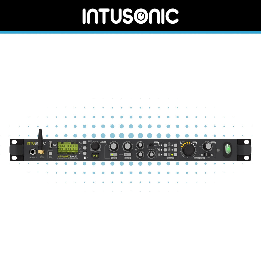 INTUSONIC PAA42+ Dual Output Stereo Preamplifier