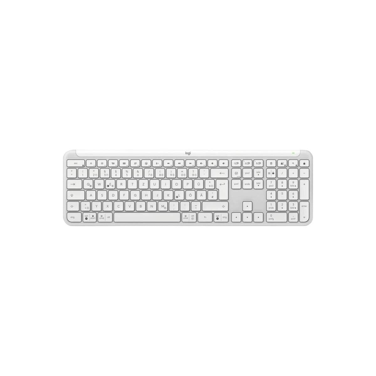 Logitech Signature Slim Wireless Keyboard K950 - Bluetooth 5.1 - Off-White