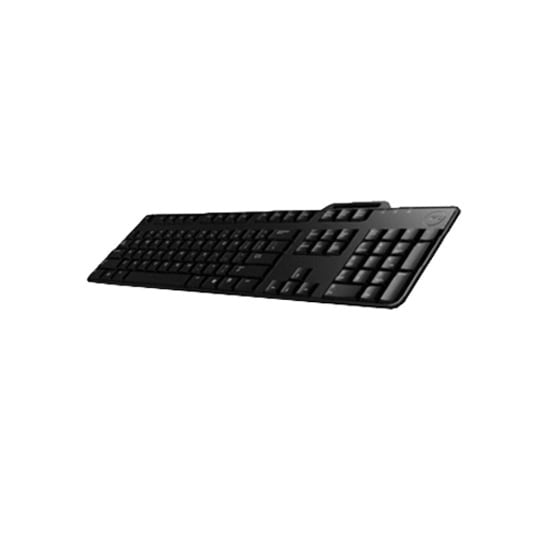 Dell KB813 Smartcard Keyboard - USB - German QWERTZ - Black - for Latitude E6330, OptiPlex 30XX, 7010, 90XX, Precision T1700, T3610