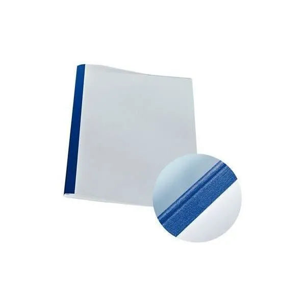 Esselte Leitz Thermal Binding Cover - 1.5 mm - A4 (210 x 297 mm) - 15 Sheets - Transparent, Linen - 80 g/m2 -