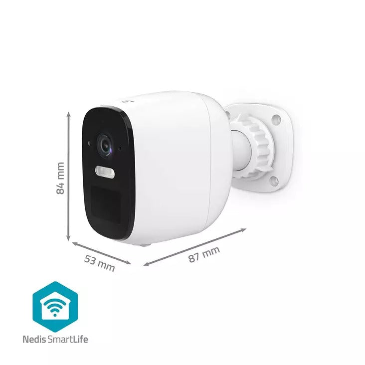 Nedis SmartLife Outdoor Camera IP66 Motion Detector 4MP Quad HD Wi-Fi