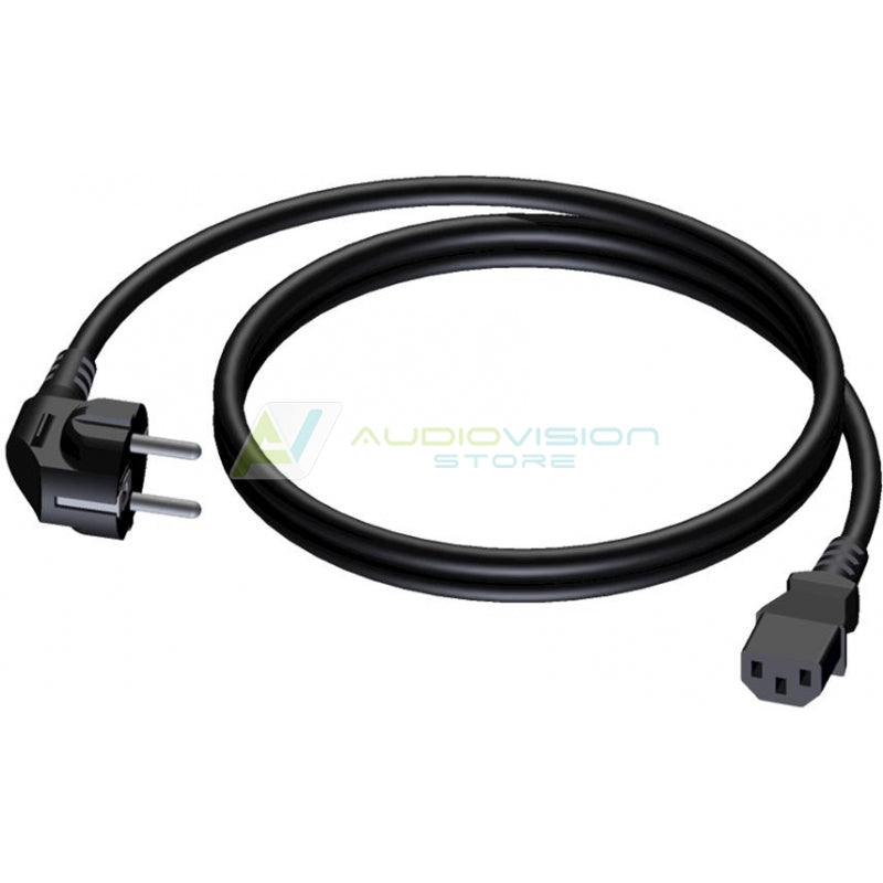 PROCAB CAB490/10 Power Cable Schuko (M) to Euro