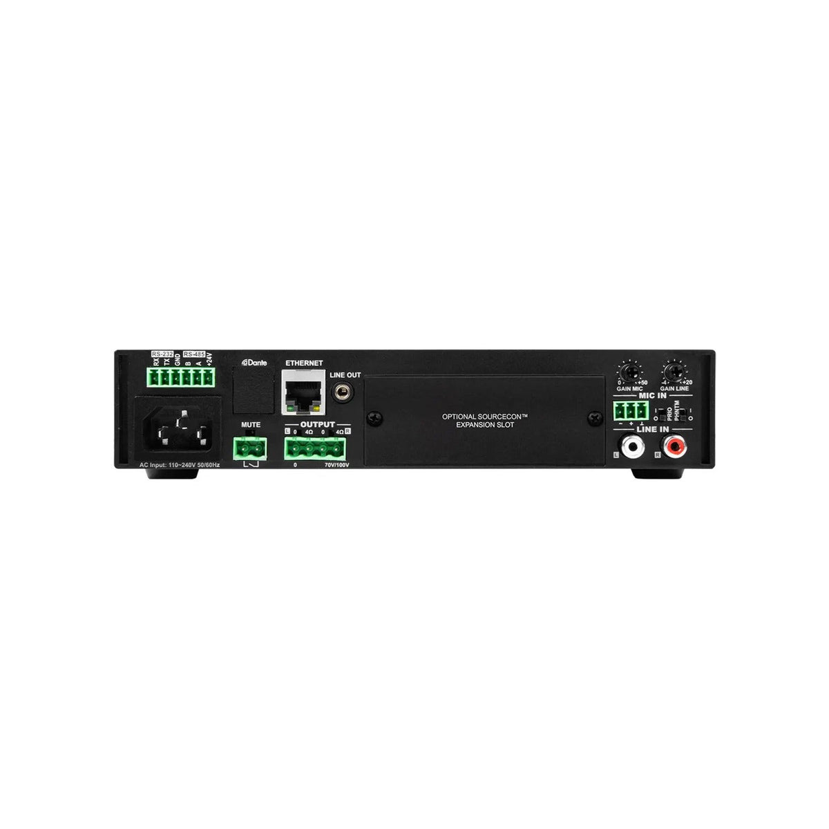 AUDAC All-in-One MFA216 Sound Solution 2x80W @ 4 O, Black