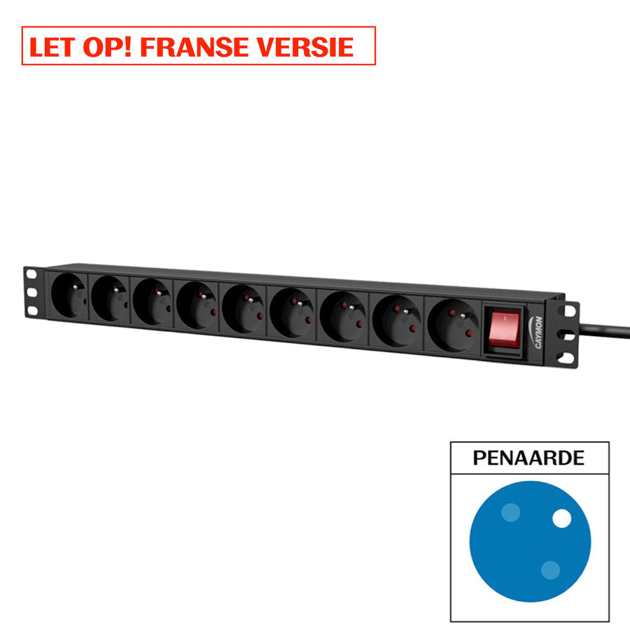 Caymon 19 Power Strip 9x French E 2.5 m PSR109FS