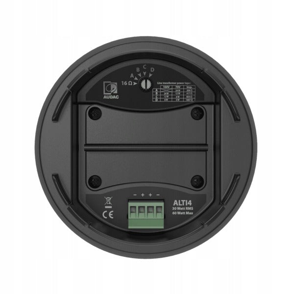 Audac ALTI4/B 2-Way 4" Hanging Speaker Black