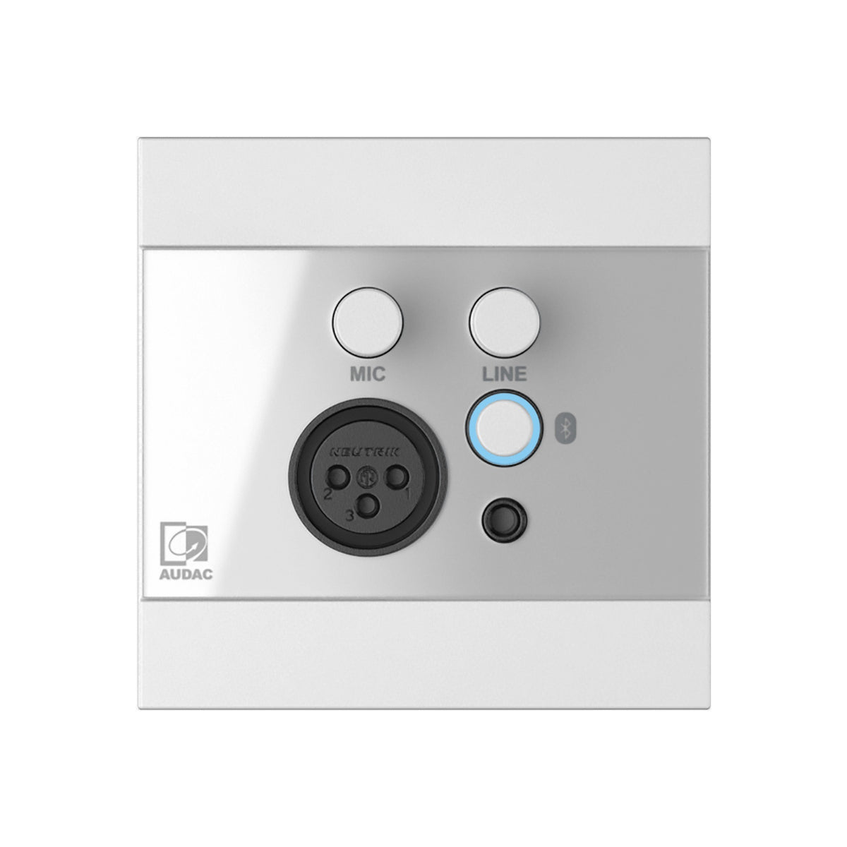 Audac WP225 Wall Panel XLR Mic + 3.5 mm Jack for ARES5A