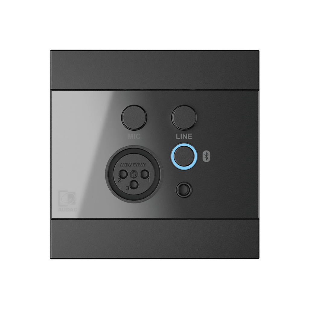 Audac WP225 Wall Panel XLR Mic + 3.5 mm Jack for ARES5A