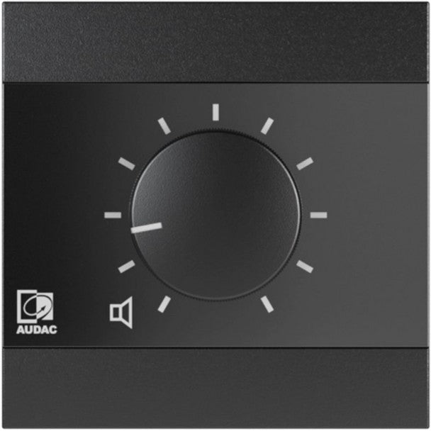 Audac WP200/B Wall-Mounted Volume Control Black