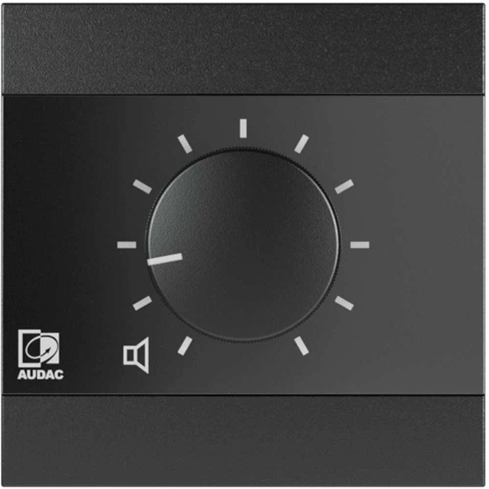 Audac WP200/B Wall-Mounted Volume Control Black