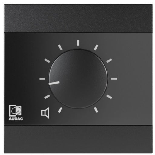 Audac WP200/B Wall-Mounted Volume Control Black