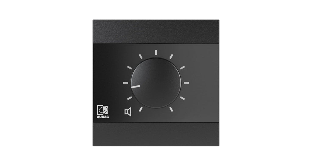 Audac WP200/B Wall-Mounted Volume Control Black