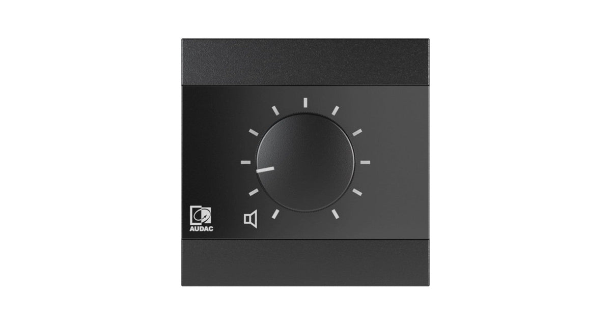 Audac WP200/B Wall-Mounted Volume Control Black