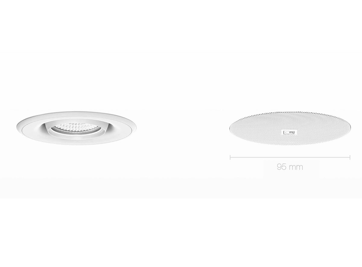 AUDAC Ceiling Loudspeaker 2.5-Inch Speaker CENA306I/W